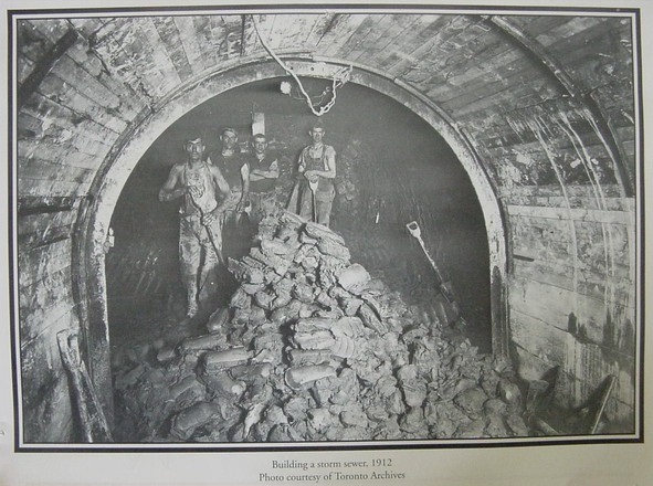 Building a StormSewer - 1912