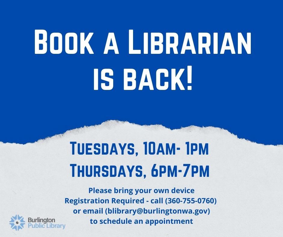Book a Librarian Flier