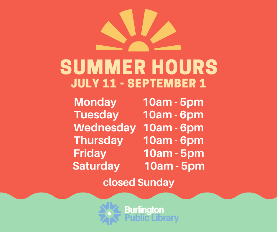 Summer Hours English Flier Decorative Sun