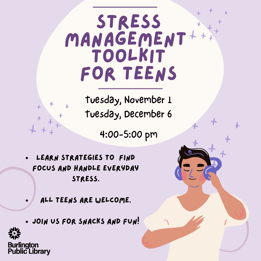 stress management for teens the first tuesday of the month