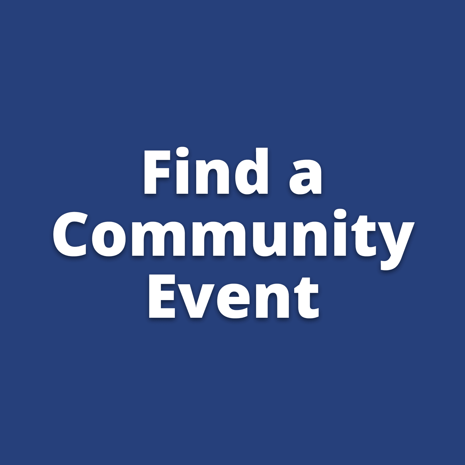 Find a Community Event