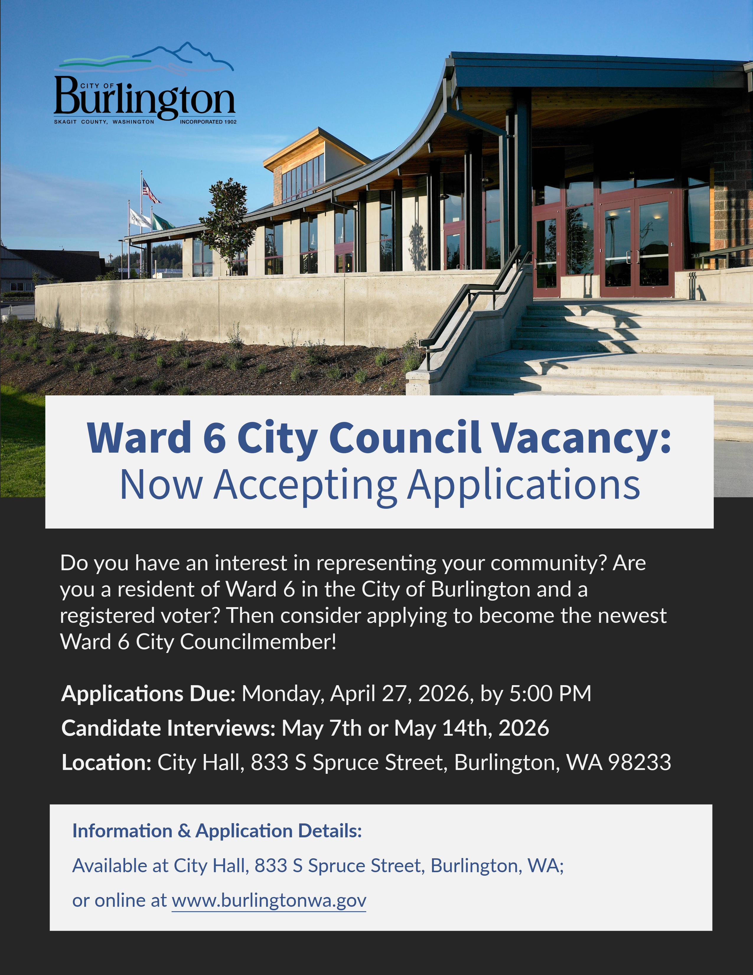 2026 Ward 6 Vacancy Flyer